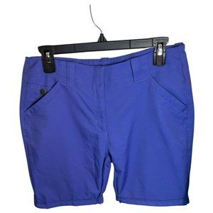 Women's PGA TOUR  Golf Shorts Size 6 Flat Front Polyester Pockets Purple